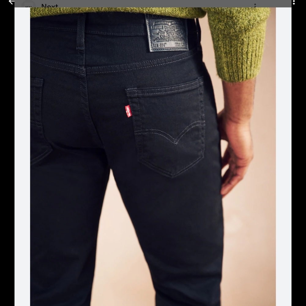 Levi's Men's Black Jeans
